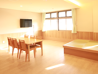 談話室でリラックス